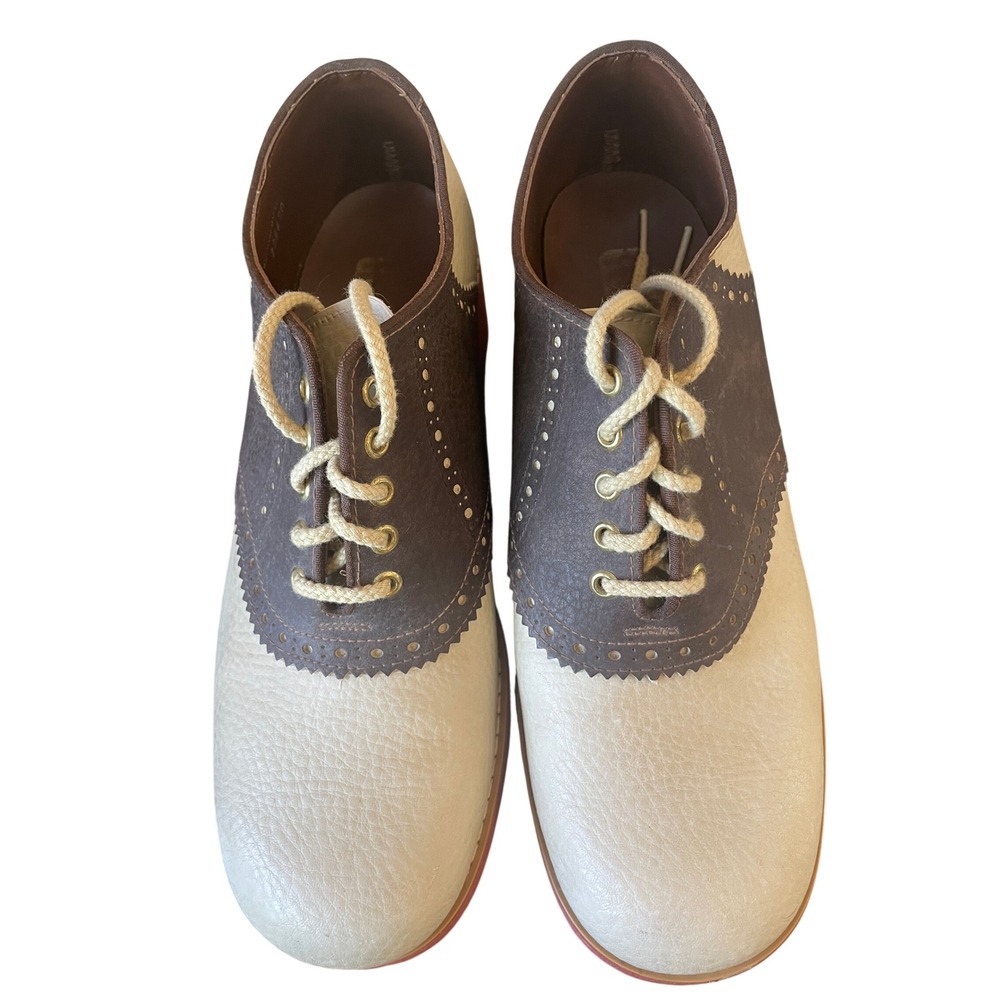 Vintage Dunham Mens Saddle Oxford Shoes Rockabilly Retro 10.5 Swing Dance Preppy